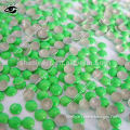 3MM round dome studs neon green colors for clothing